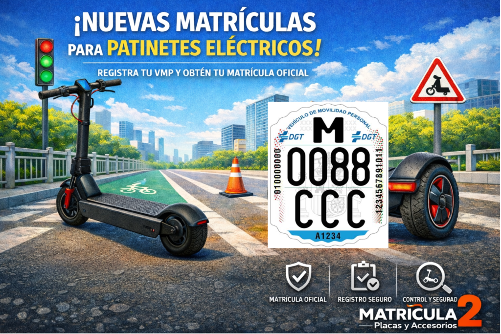 MATRICULA PATINETE VMP