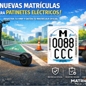 MATRICULA PATINETE VMP